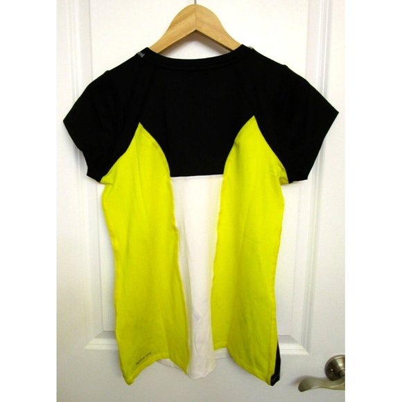 Slazenger Ladies' Sports Performance Top Large Yellow/Black/Whit - New with Tags - Picture 3 of 10